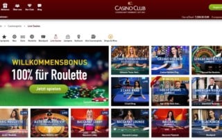CasinoClub Live Casino Test