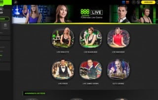 888Casino live Casino