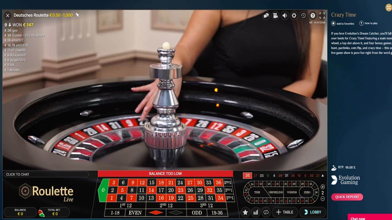 Vegas Plus Deutsches Roulette