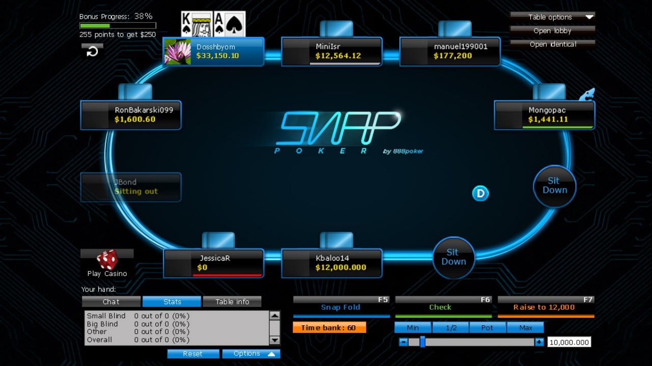 888poker Snap Poker