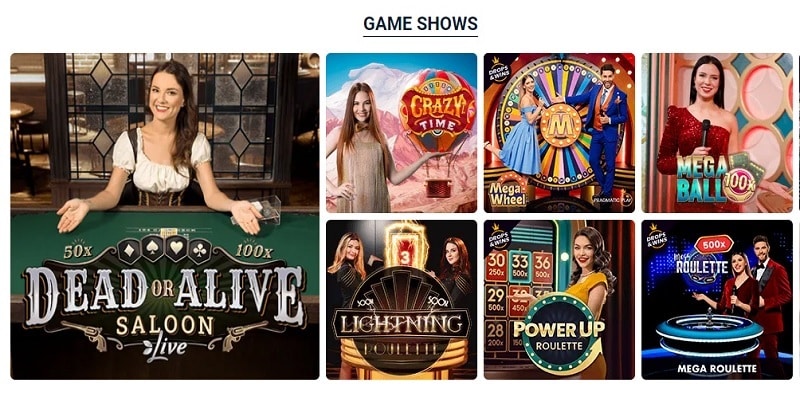 20Bet Casino Game Shows Live