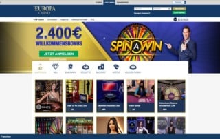 Europa Live Casino