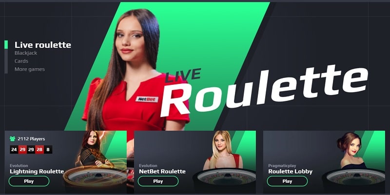 NetBet Live Casino Roulette