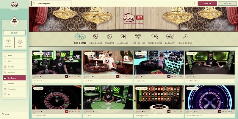 777 Live Casino Review