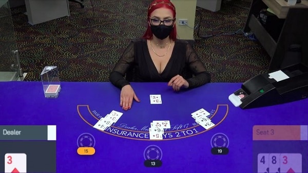 Blackjack Early Payout at Intertops Live Casino