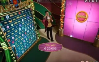 Crazy Time Pachinko Rewards Lucky Player € 20005