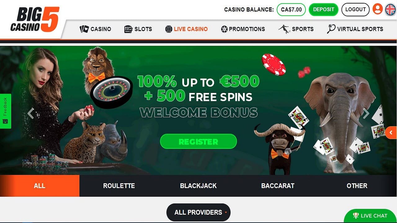 Big5 Live Casino Review