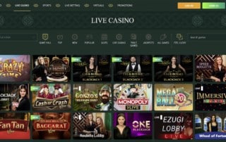 Casinia Live Casino Review