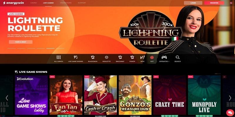 Our EnergyWin Live Casino Review