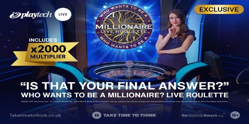 Who wants to be a Millionaire live roulette