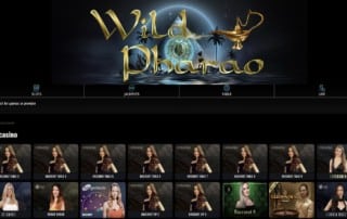 Wild Pharao Live Casino Review