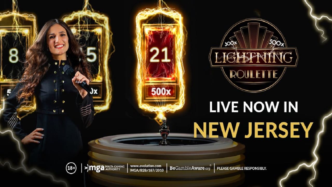 Evolution Launches Lightning Roulette and an Eagles-inspired Blackjack title in New Jersey