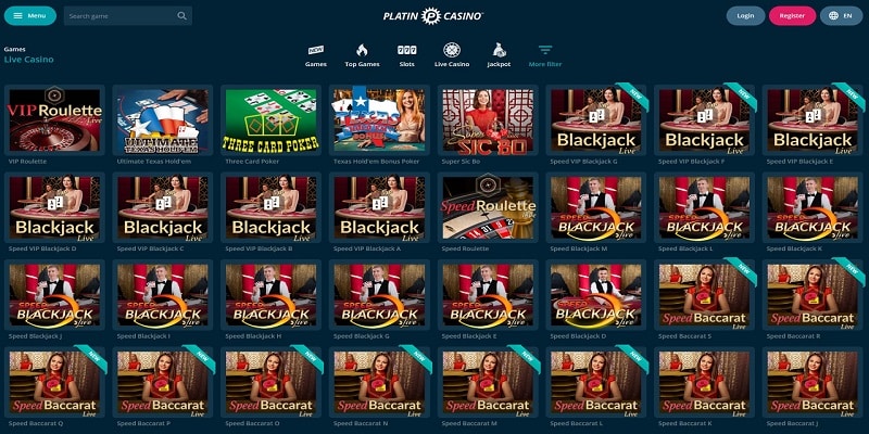 Our Platin Live Casino Review