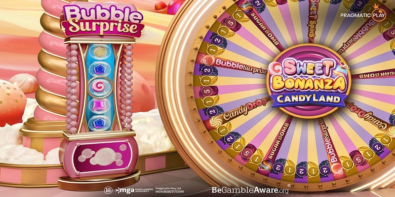 Pragmatic Play Adds Bubble Surprise Bonus Round to Sweet Bonanza CandyLand