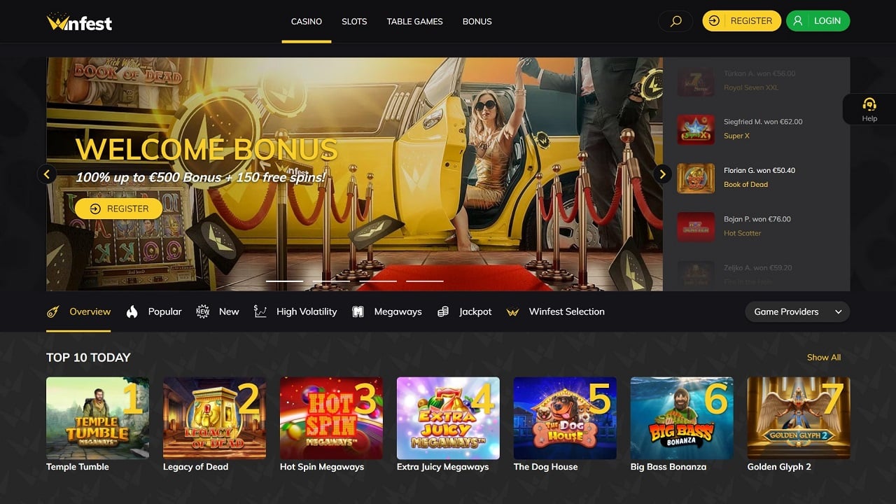 Winfest Live Casino Review