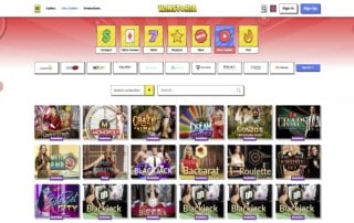Winstoria Live Casino Review