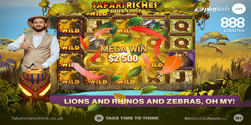 Playtech Live Releases Safari Riches Live