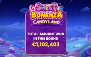 1.1 million Euro Sweet Bonanza Candyland