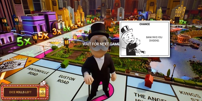 Monopoly Live Bonus Board