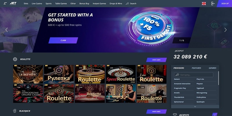 Our Jet Live Casino Review