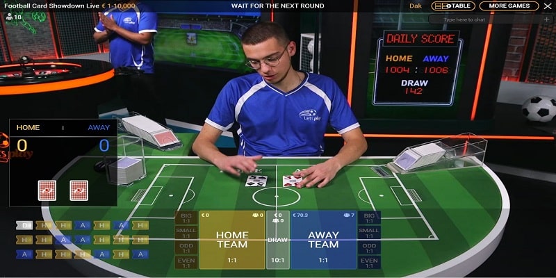 Football Card Showdown Live (Playtech Live)