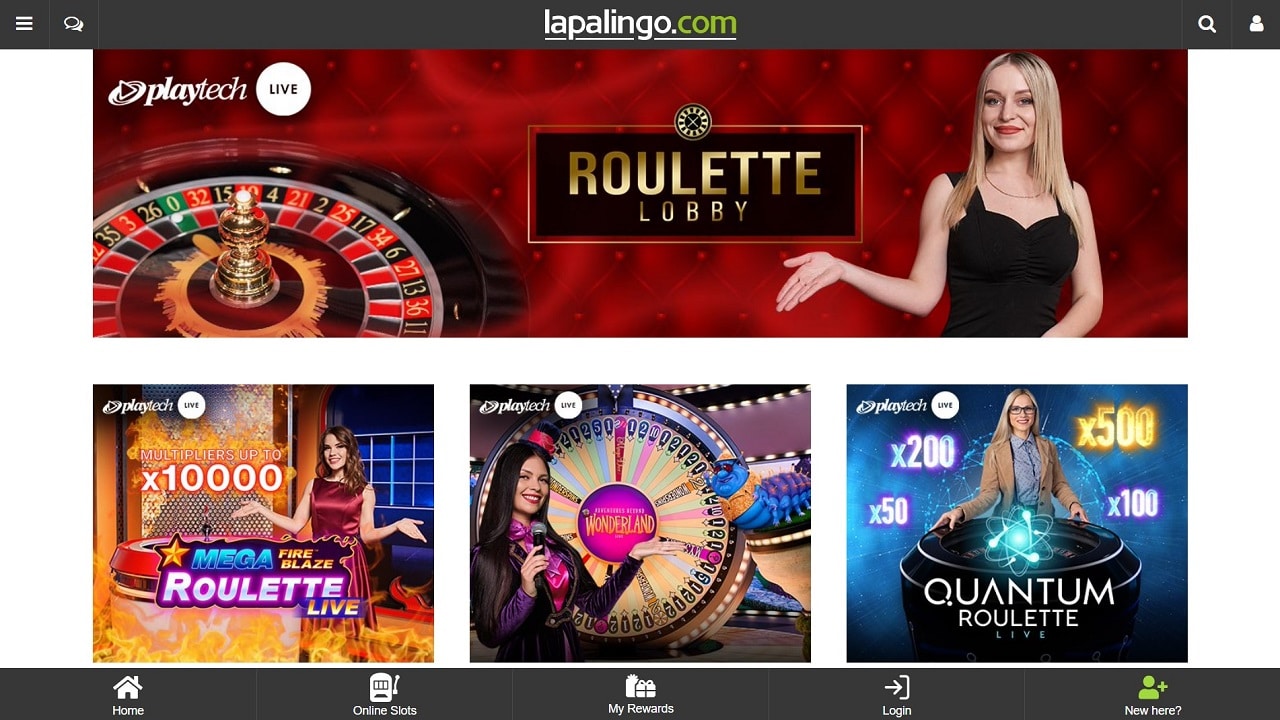 Lapalingo Live Casino Review