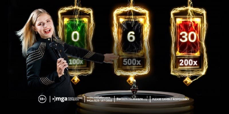 Lightning Roulette with Multipliers
