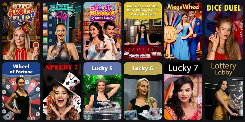 Excitewin Live Casino Gameshows
