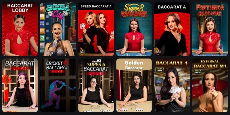 Excitewin Live Dice & Baccarat Games