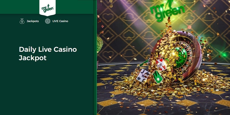 Mr Green's Live Casino Daily Jackpot