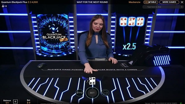 Quantum Blackjack (Playtech Live)