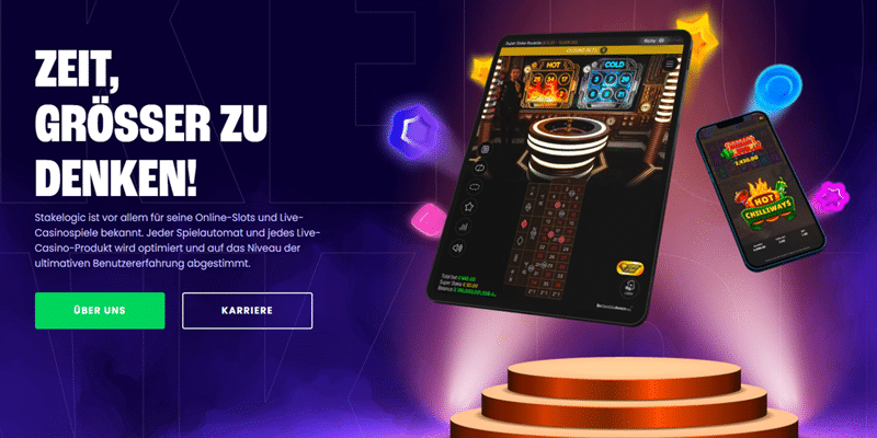 Stakelogic Online-Slot- und Live-Casino-Softwareanbieter
