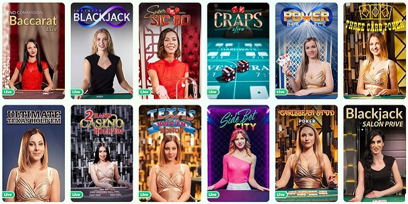 1 - Neon54 Live Casino Table Games