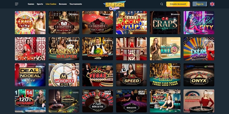 Our Full Snatch Live Casino Review