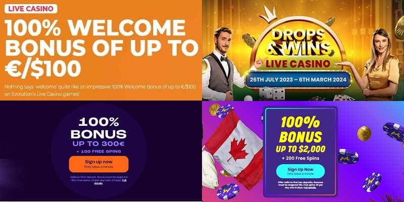 Platforms for Live Casino Bonuses