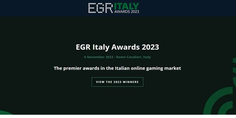 2023 EGR Italy Awards Winners