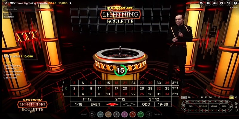 XXXtreme Lighting Roulette by Evolution