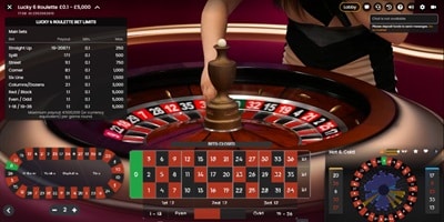 Live Dealer Casino Game - Multiplier Roulette