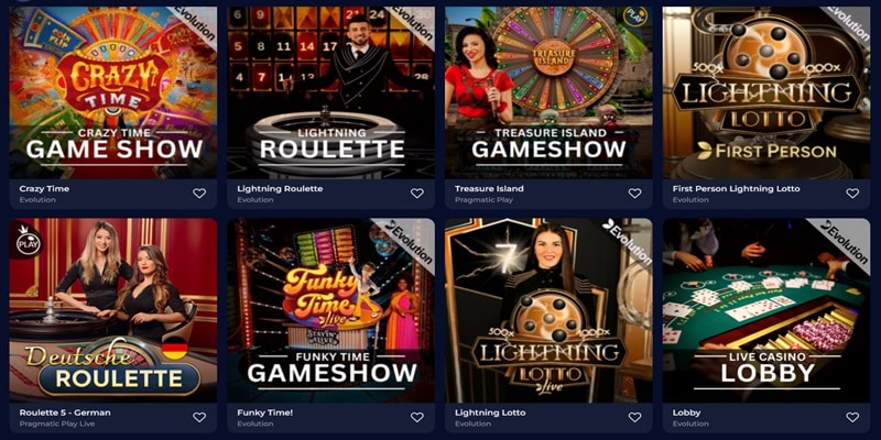 Nine Casino Live Gameshows