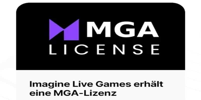 Imagine Live Games MGA Lizenz