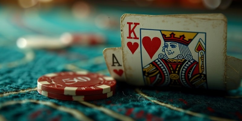 Beautiful background for poker game advertising